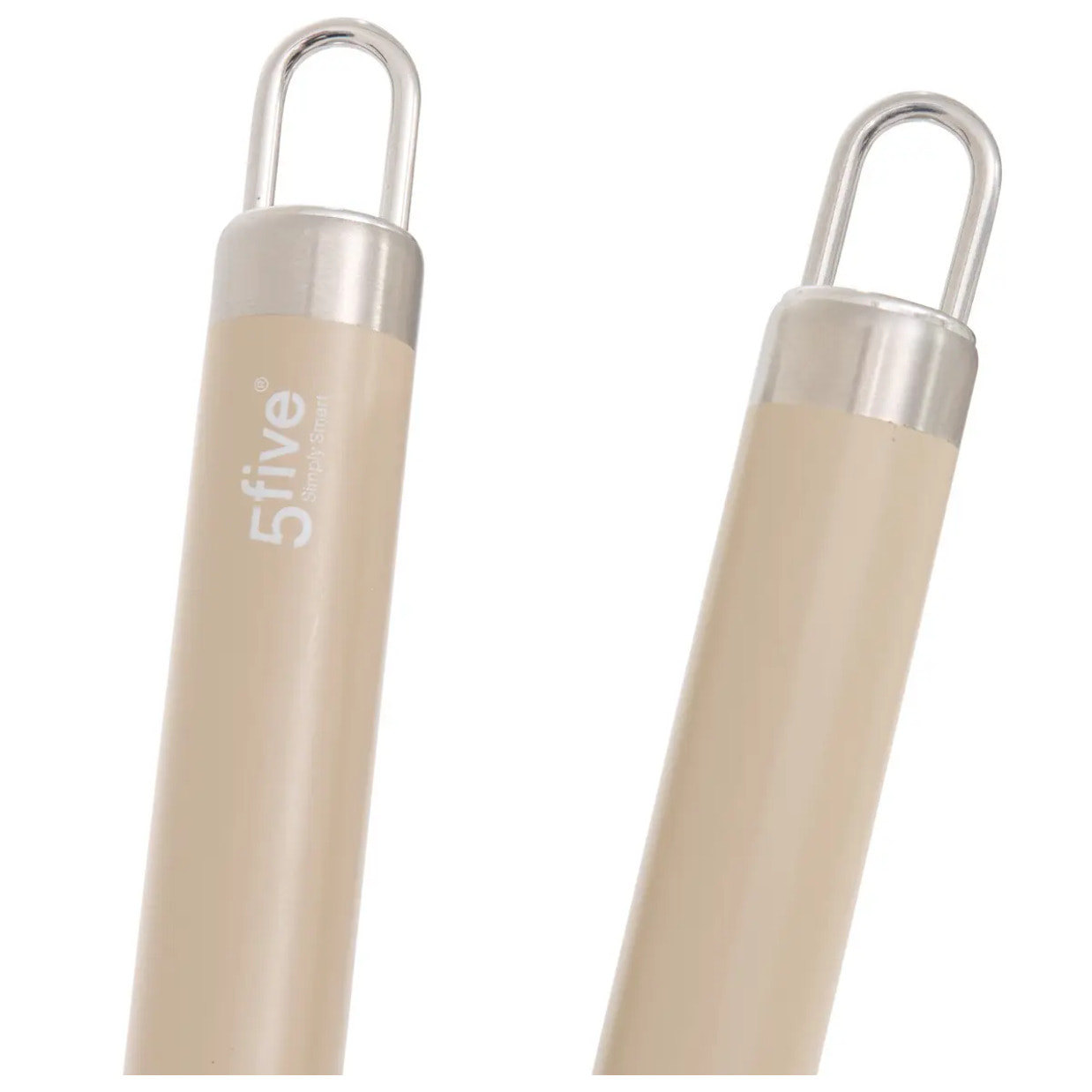 Presse ail Solstice H19,2cm beige en inox