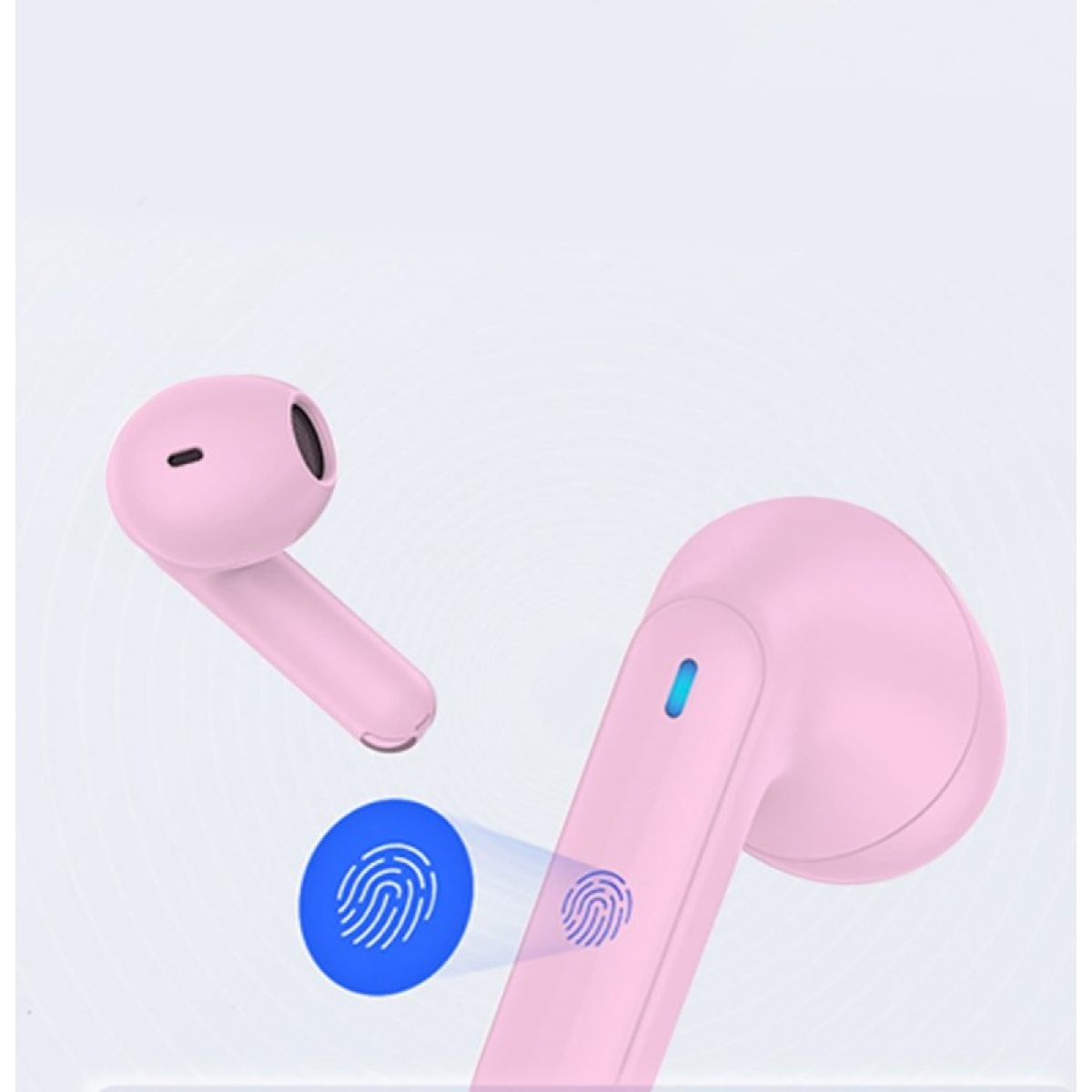 Ecouteurs Bluetooth Double Micro réducteur de bruit BT 5.2 - Rose