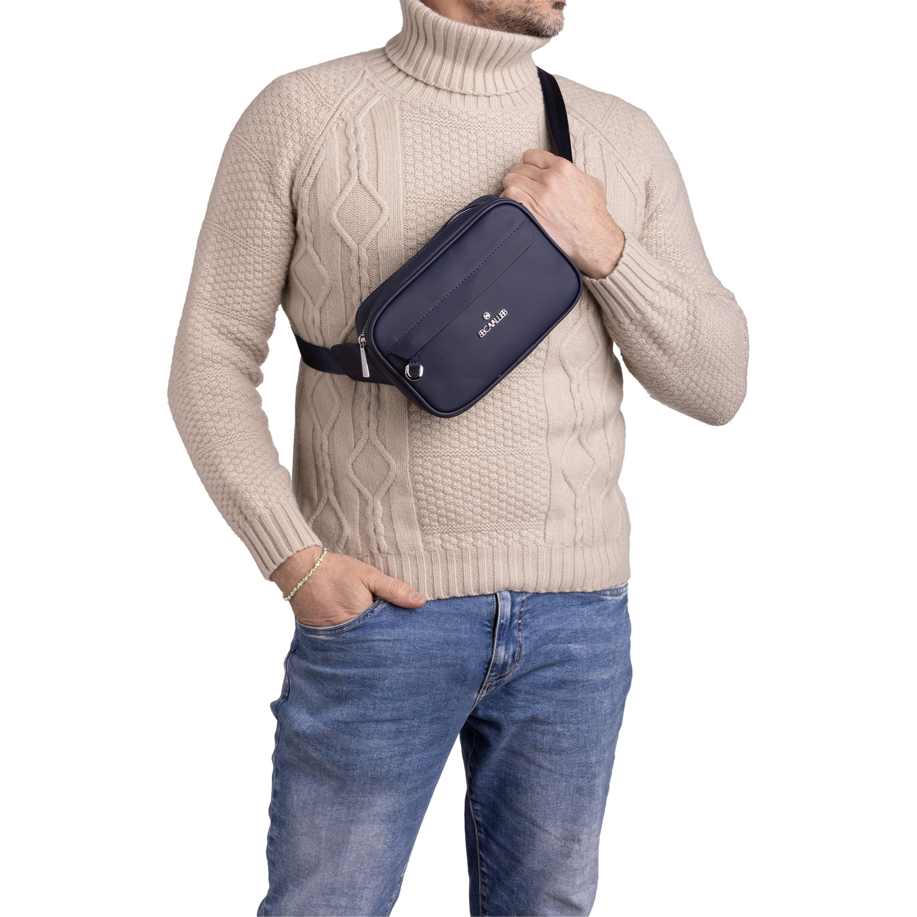 Marsupio  da uomo Textile Polyester 23x15x6 cm