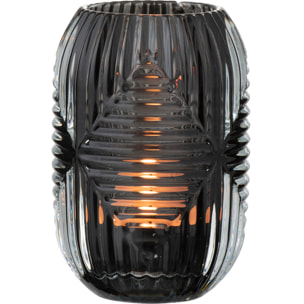 J-Line photophore Haut Lignes - verre - gris