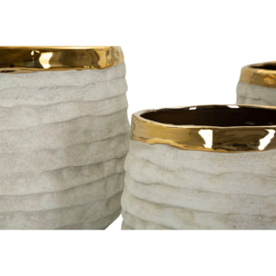CACHEPOT LIMA ALTI TRIS CM Ø 23X17,5-18,5X15-15X12,5