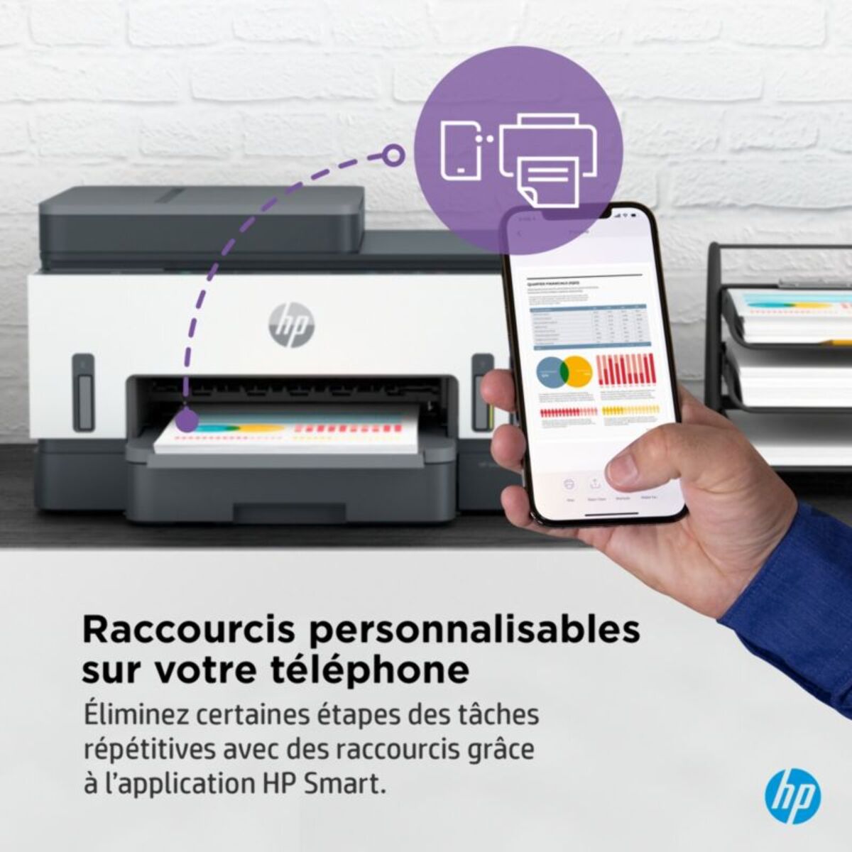 Imprimante jet d'encre HP Smart Tank 7305/7307