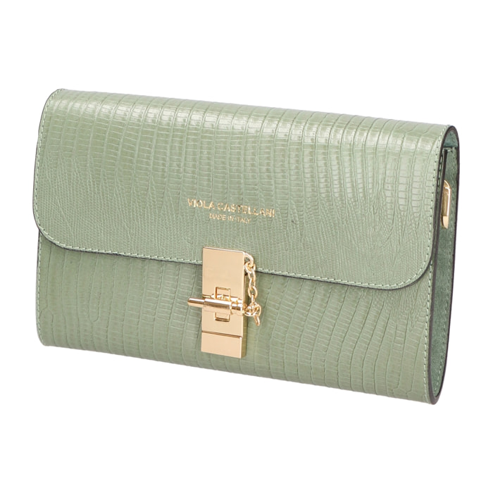 Borsa a tracolla  da donna In Vera pelle Made in Italy 23x13x5 cm
