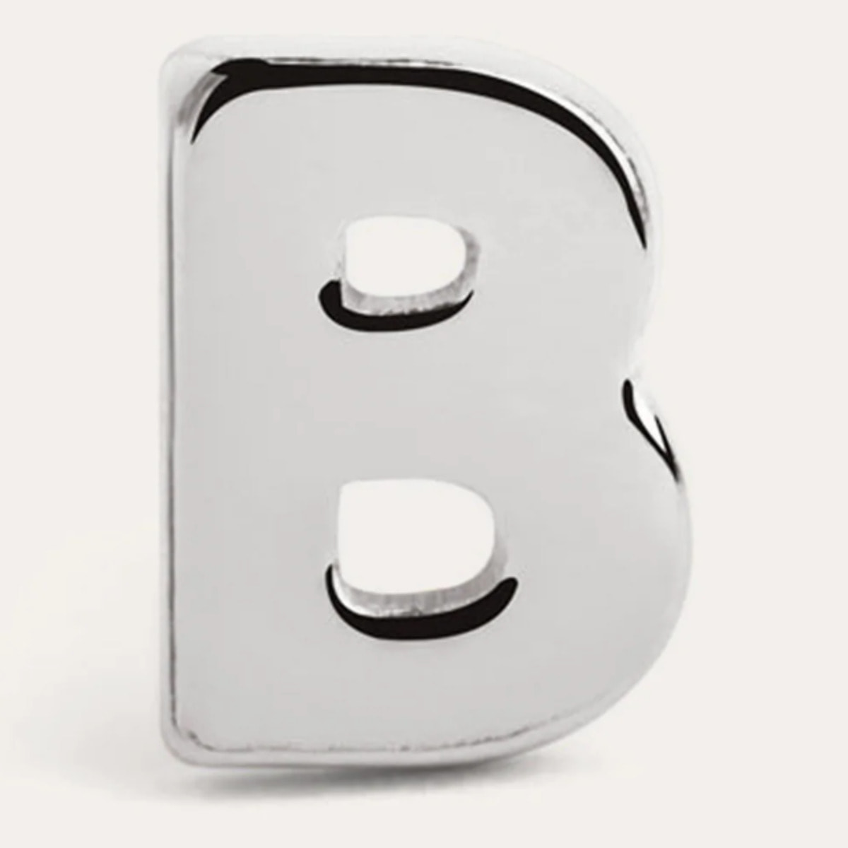 Orecchino Singolo Letter in Argento