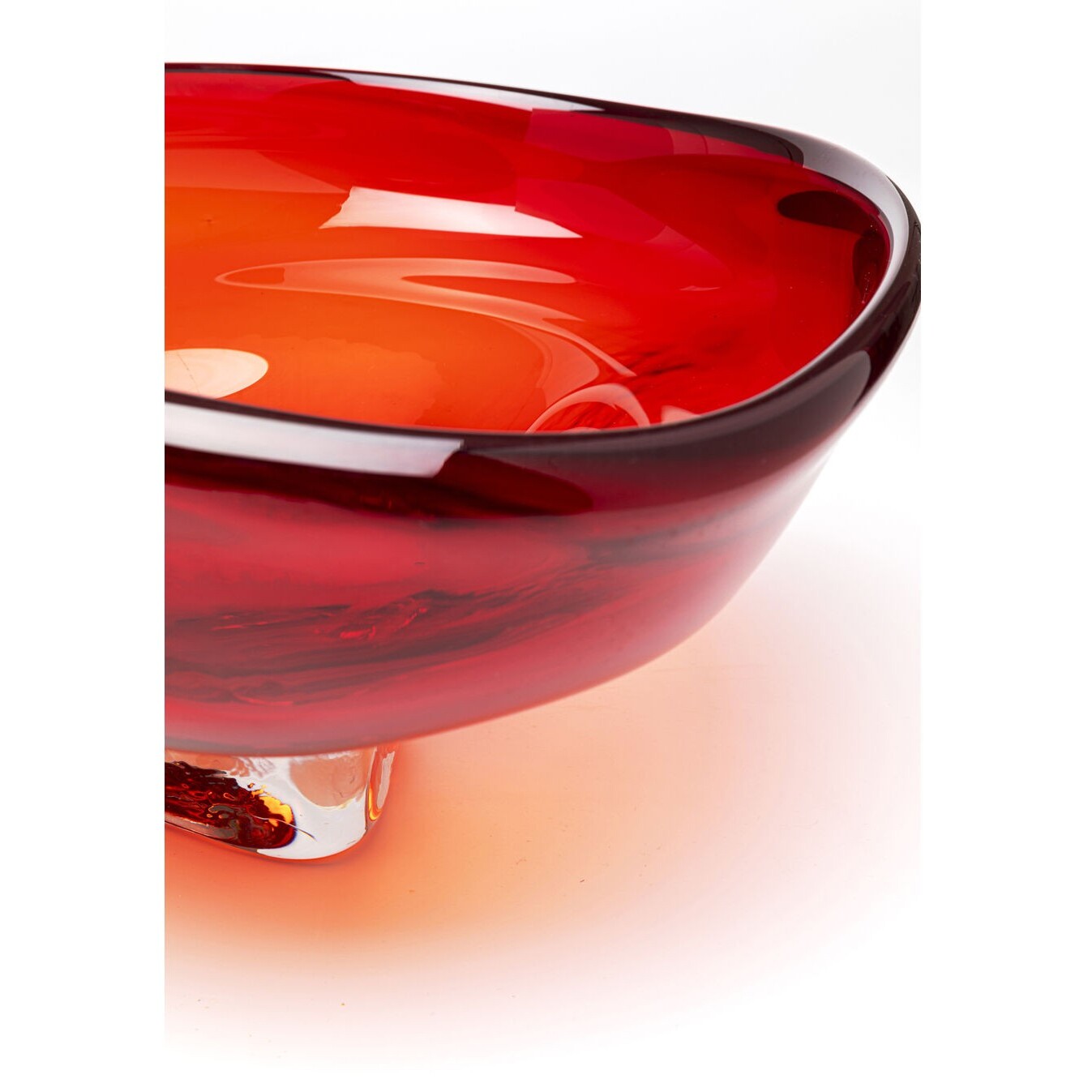 Coupe Salut rouge 34cm Kare Design