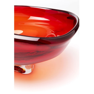 Coupe Salut rouge 34cm Kare Design