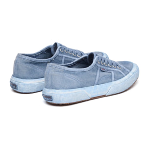 Superga - Uomo Donna Blu - 2750 COTTON DYED