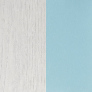 Armario juvenil Yuki Blanco Alpes - Verde Acqua