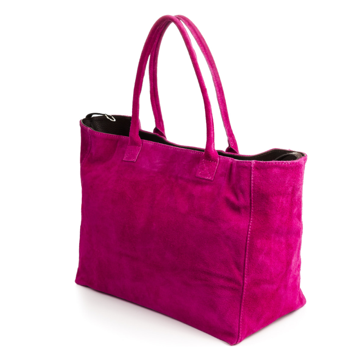 Annagrazia Bolso Shopper Mujer.Piel auténtica Gamuza