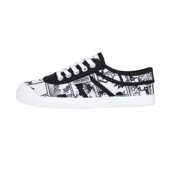 Zapatillas Sneaker Unisex - KAWASAKI Cartoon Canvas Shoe K202410-ES 1002 White