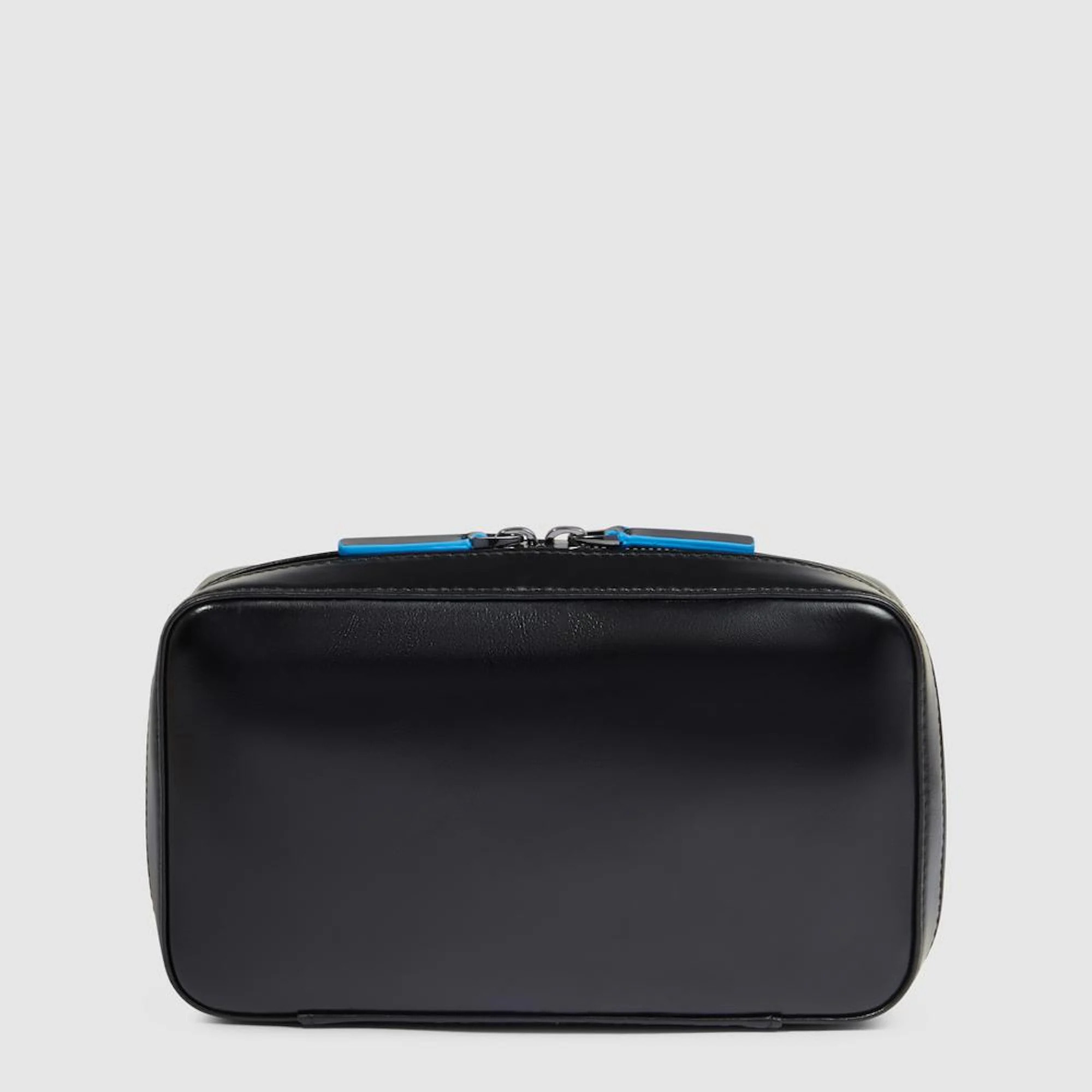 Piquadro Astuccio portacavi in pelle con tasca per mouse