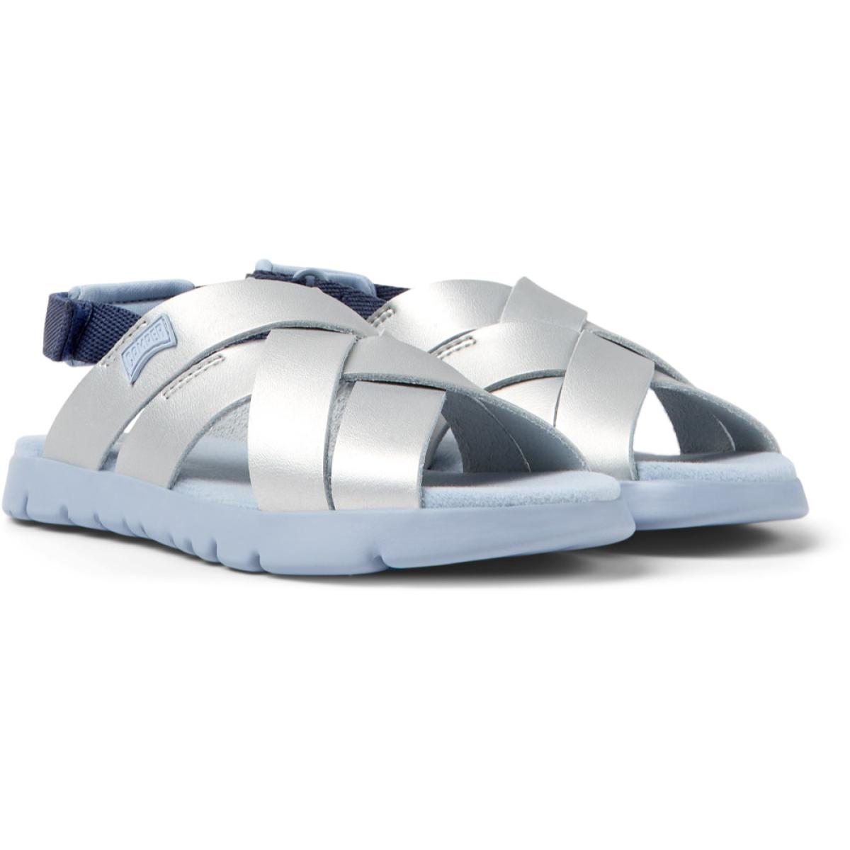 CAMPER Oruga - Sandalias Gris Infantil Unisex