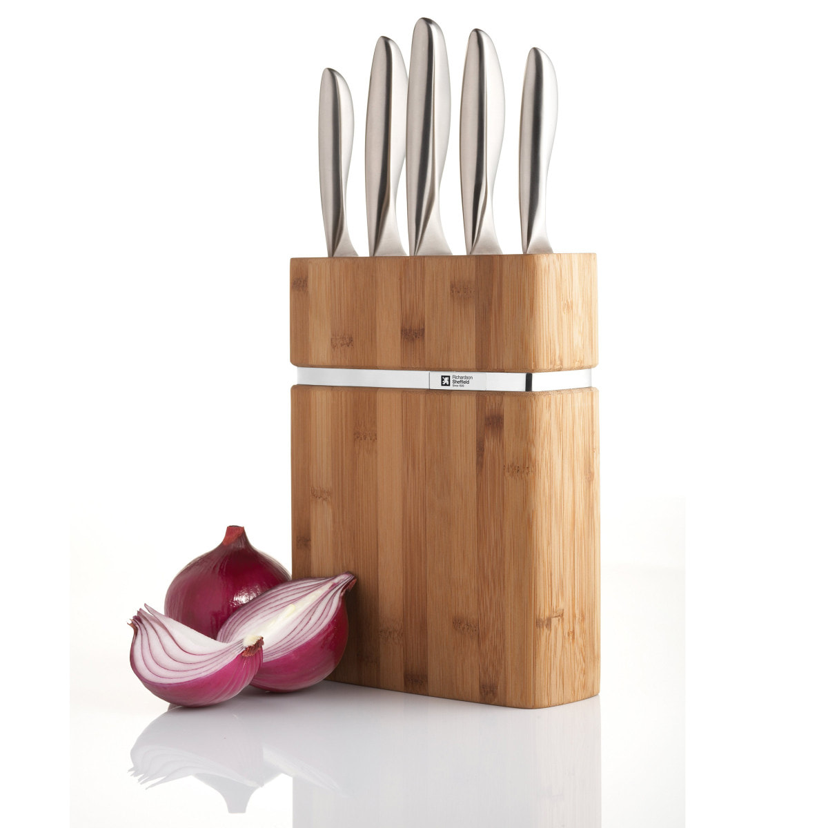 Forme - Bloc Bamboo 5 couteaux de cuisine