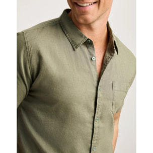 Camisa Manga Corta Caqui - Norla