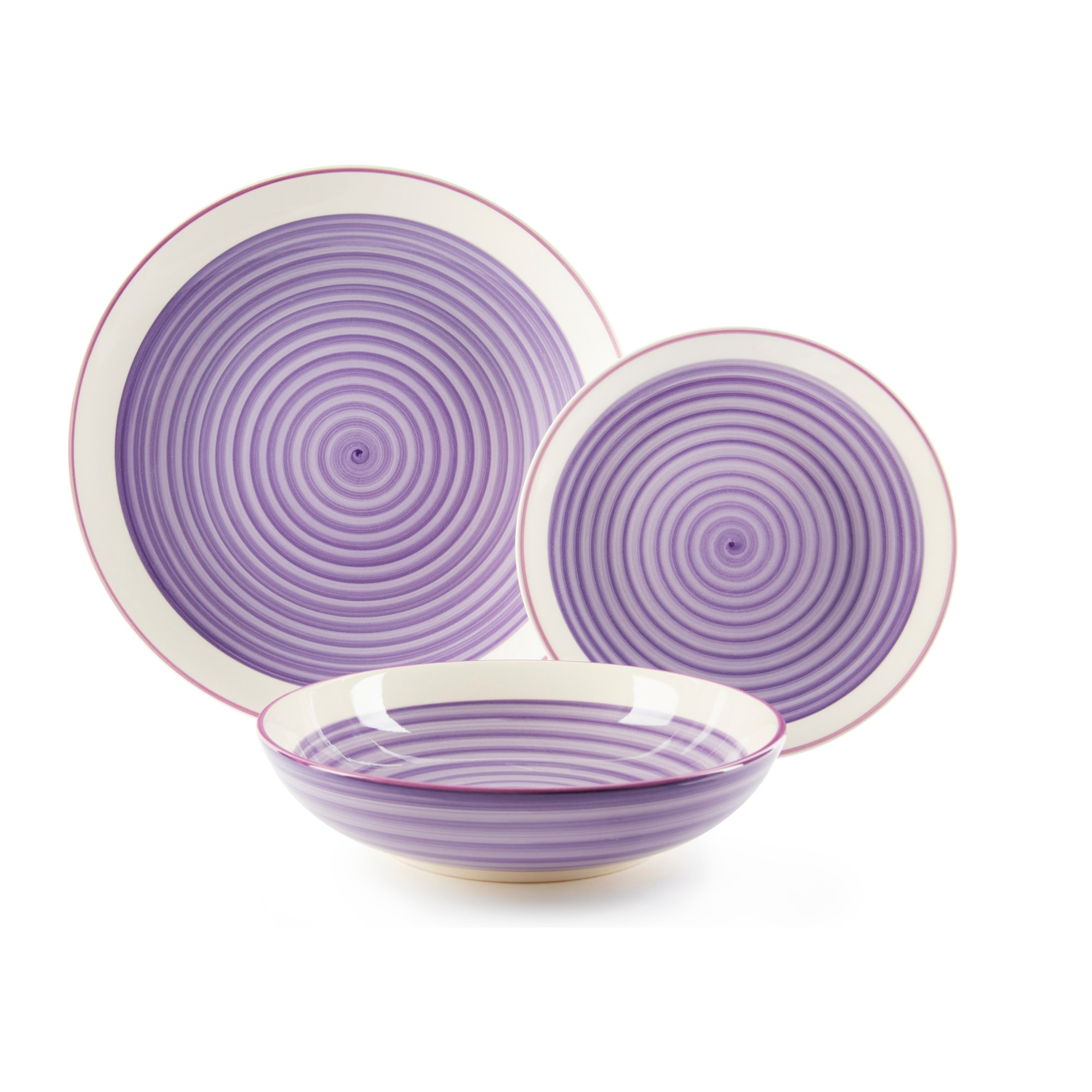 Servizio piatti 18 pezzi Excelsa – Old Italy, Ceramica Multicolore