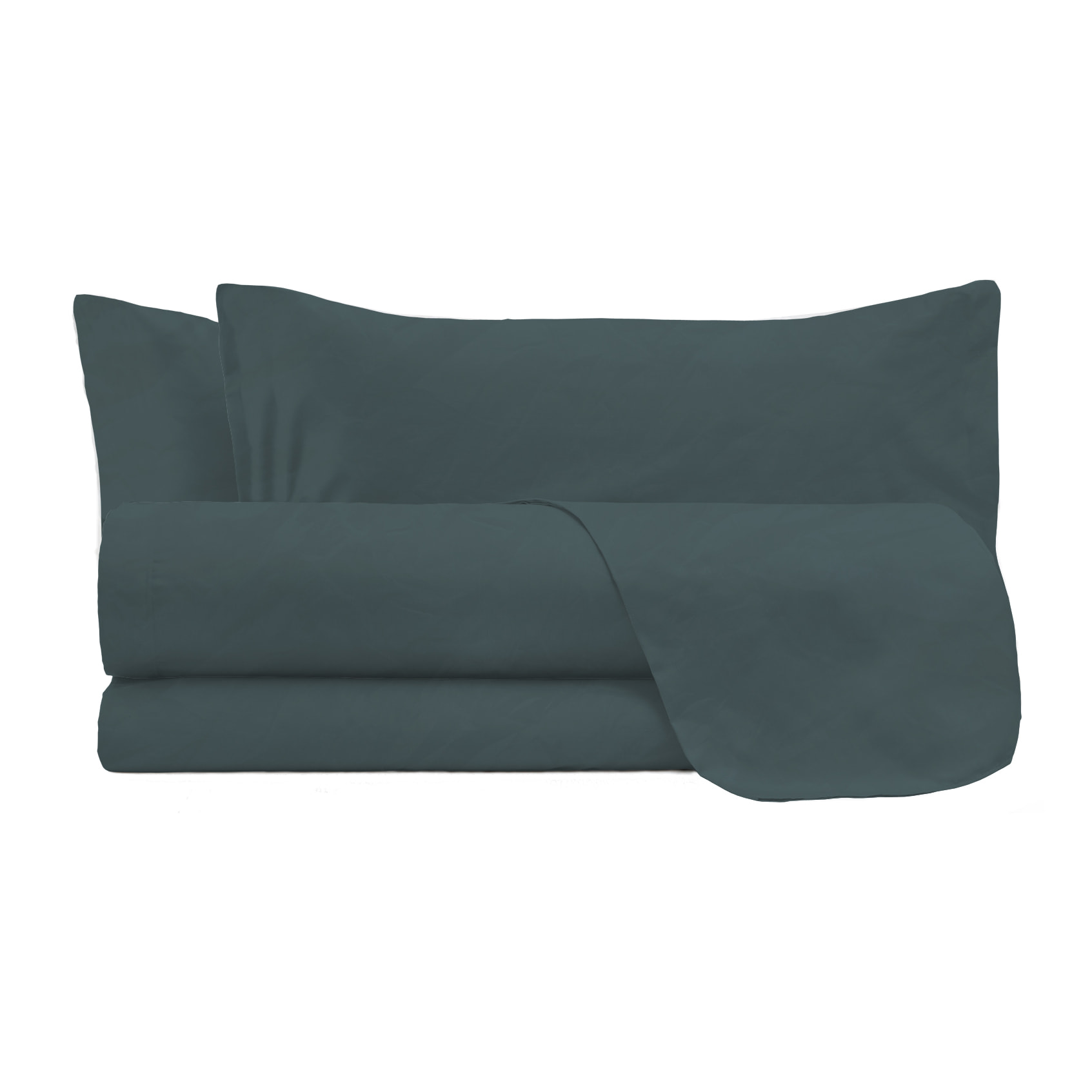 COMPLETO LETTO WATER WASHED, 100% Microfibra, No Stiro - SALVIA