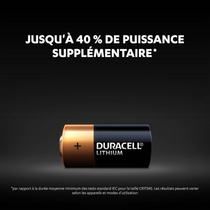 Pile bouton lithium Duracell 2016 3 V, lot de 2 (DL2016/CR2016) sur
