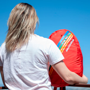 Mochila Casual/Ocio Skechers Set Rojo Intenso