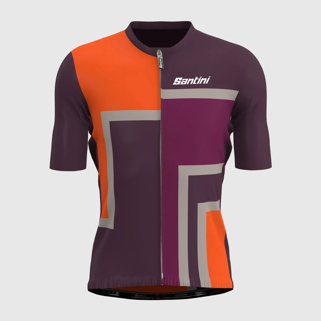 Kevo Star Men's Short Sleeve Jersey - Borgogna