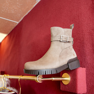 Botines 1837 NOBUCK TAUPE/OXFORD color Taupe