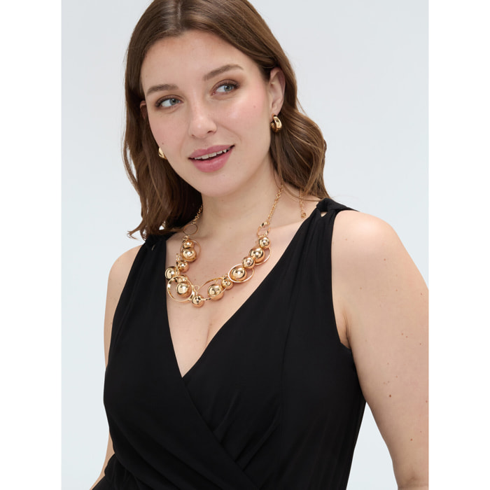Fiorella Rubino - Vestito Dream con scollo a V - Nero