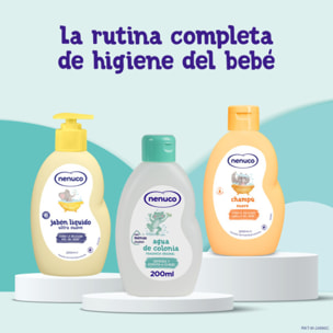 Nenuco Pack Bebé Mochila de Paseo Elefante, con Colonia, Jabón, Champú y Leche Hidratante, 4x200ml