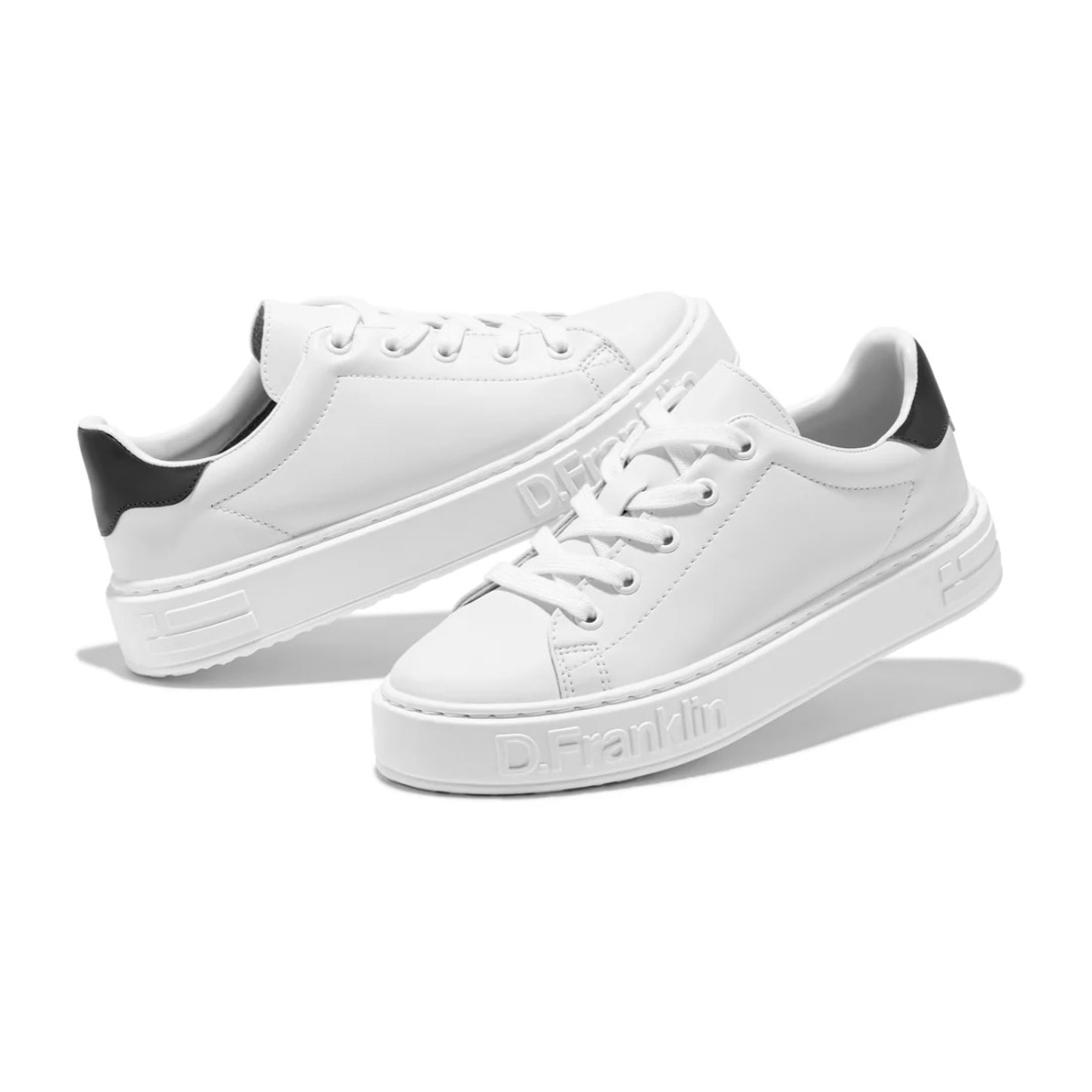 Zapatillas Unisex Casual Gumme 101 Blanco / Negro D.Franklin