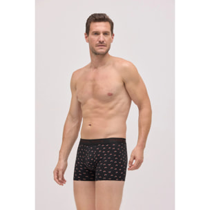 Confezione di boxer e calzini con stampa motociclistica