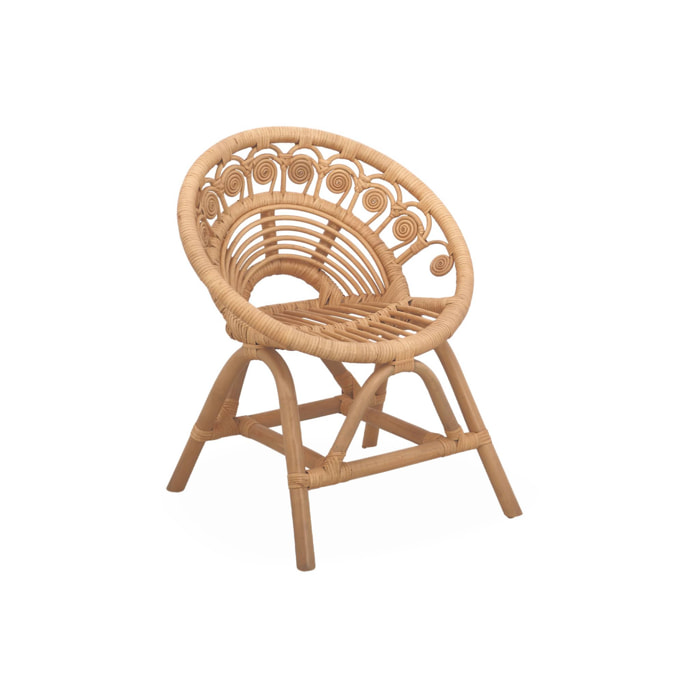 Chaise enfant en rotin Alice