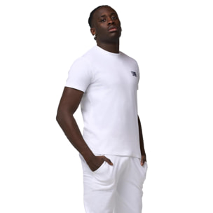 T-shirt in cotone da uomo a maniche corte Leone Basic