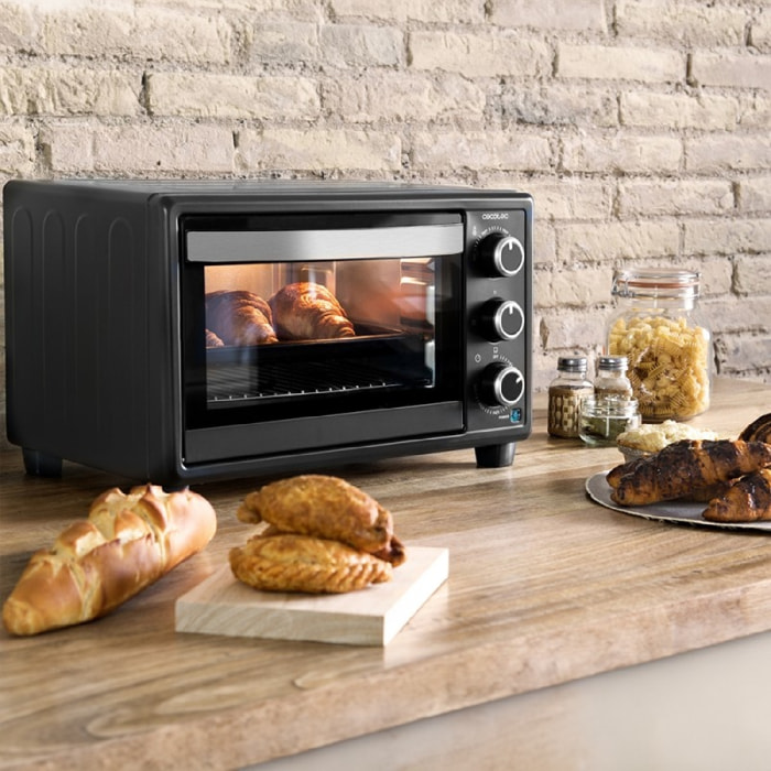 Cecotec Horno de sobremesa Bake&Toast 2300 Black 23 L Potecia 1500 W Hasta 230ºC