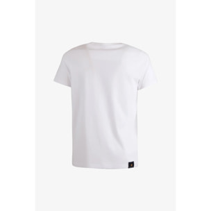 T-shirt Esercito bianca in cotone uomo