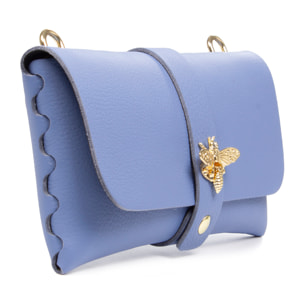 Amaseno bolso bandolera mujer. Piel auténtica Dollaro.