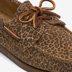 Sebago - Docksides Donna Marrone - Portland Flesh Out Print Woman