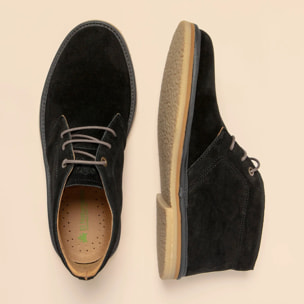 Zapatos N5950 SILK SUEDE BLACK/ LUMBIER color Black