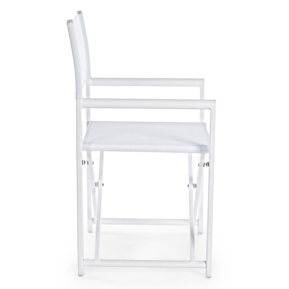 Set 2 sedie regista in alluminio Gilda da giardino richiudibili