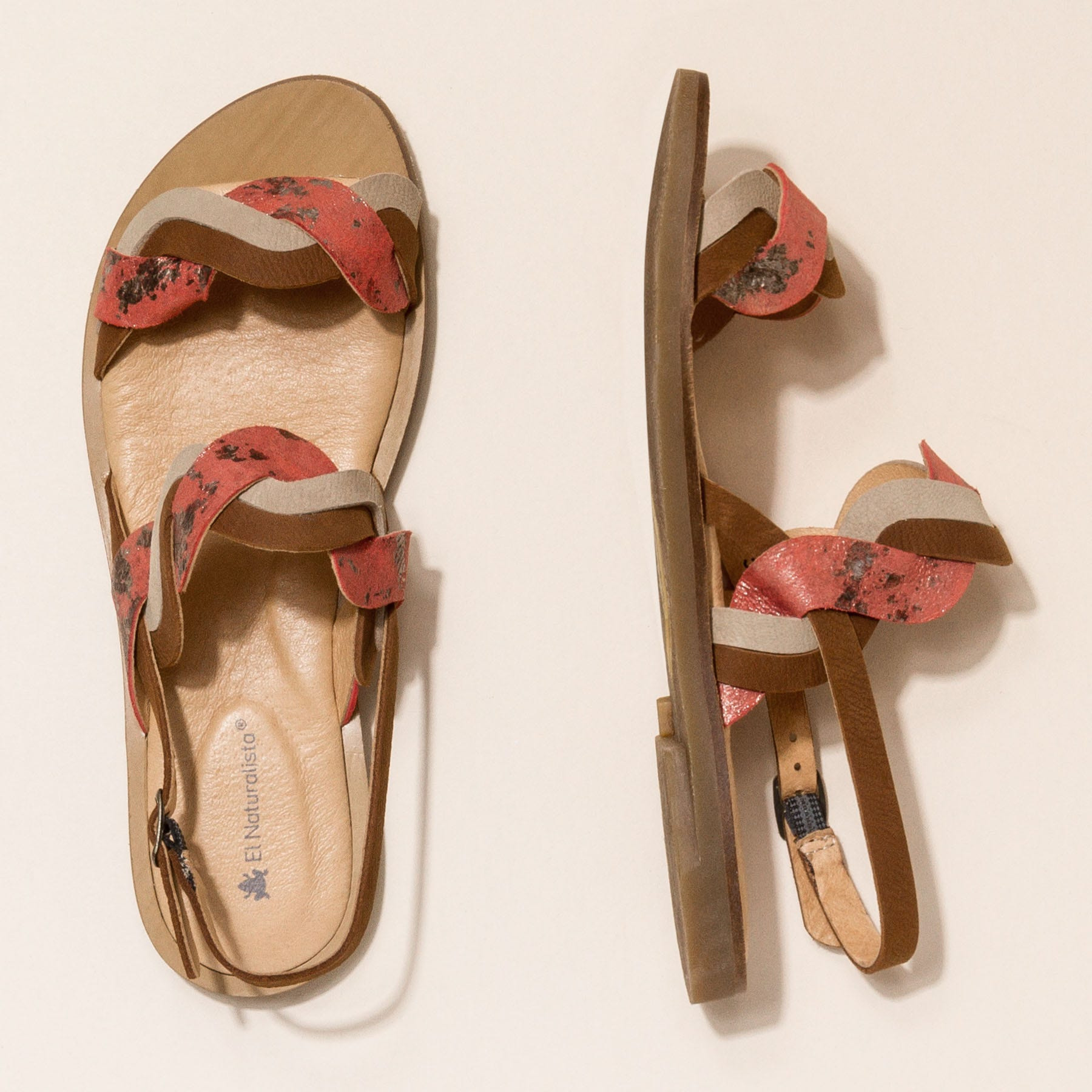 Sandalias N5188 FANTASY CINAMON / TULIP color Cinamon