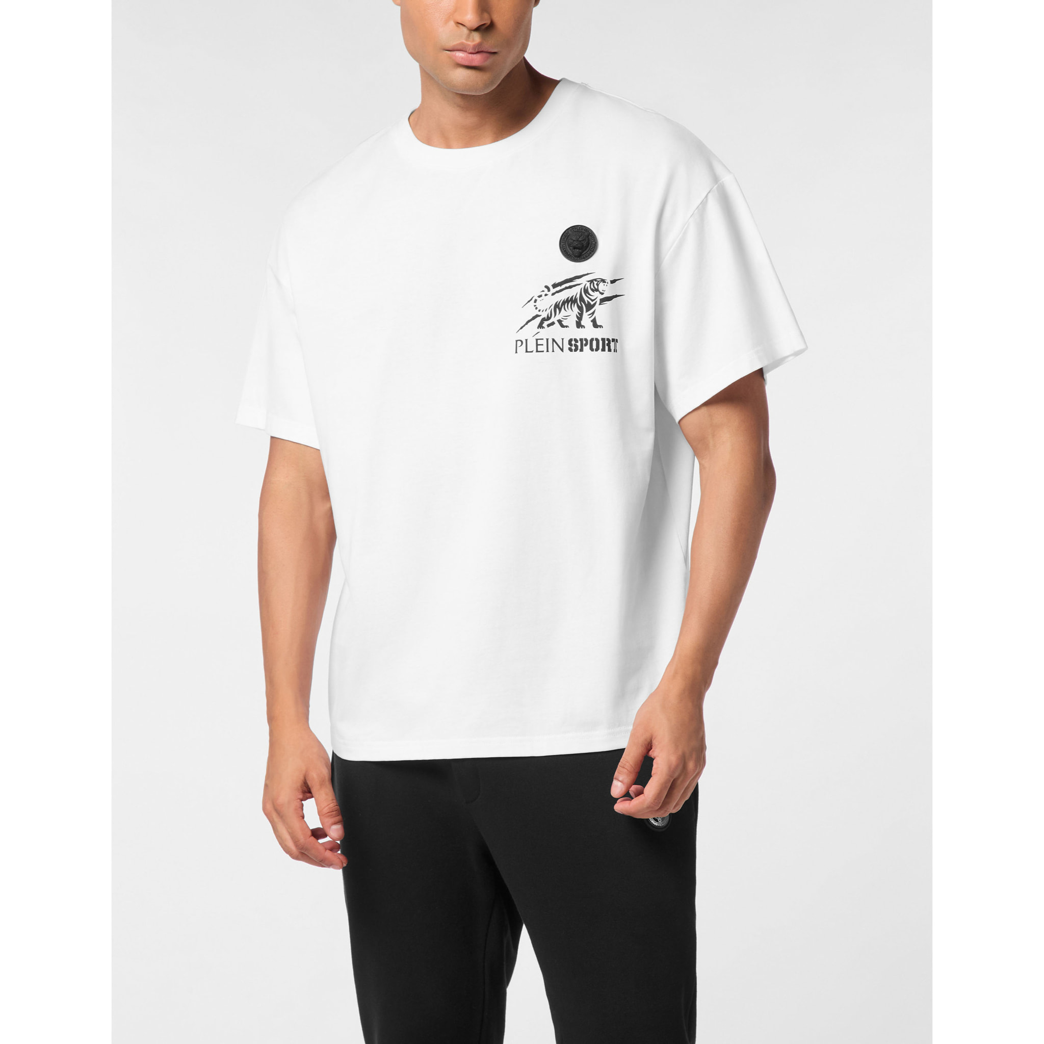 PLEIN SPORT T-Shirt Round Neck Ss TIGER