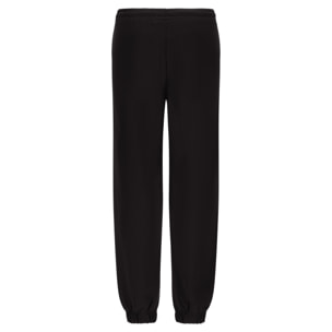 Joggers in felpa leggera con patch fenicottero in tono