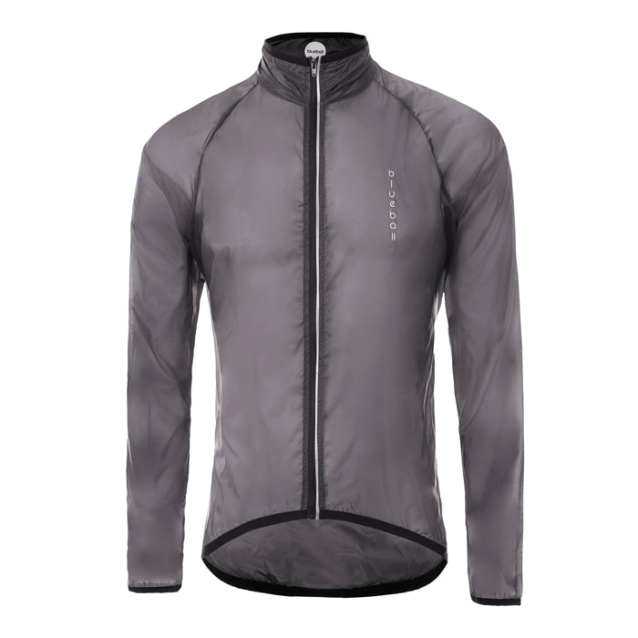 Chubasquero de ciclismo para hombre BLUEBALL Mistral - Gris