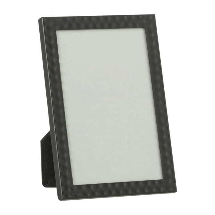 J-Line cadre photo Bord Martelé - métal - noir - medium - 2 pièces