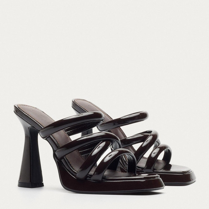 Sandalias de tacón  -  Croix - 12 cm