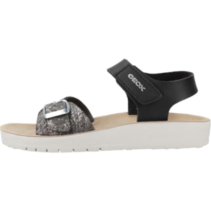 Sandalias Niña de la marca GEOX  modelo J SANDAL COSTAREI GI NEGRO