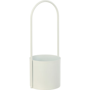 J-Line Cache-pot - métal - blanc - large