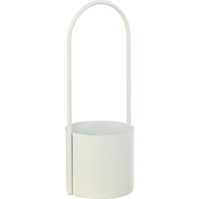 J-Line Cache-pot - métal - blanc - large