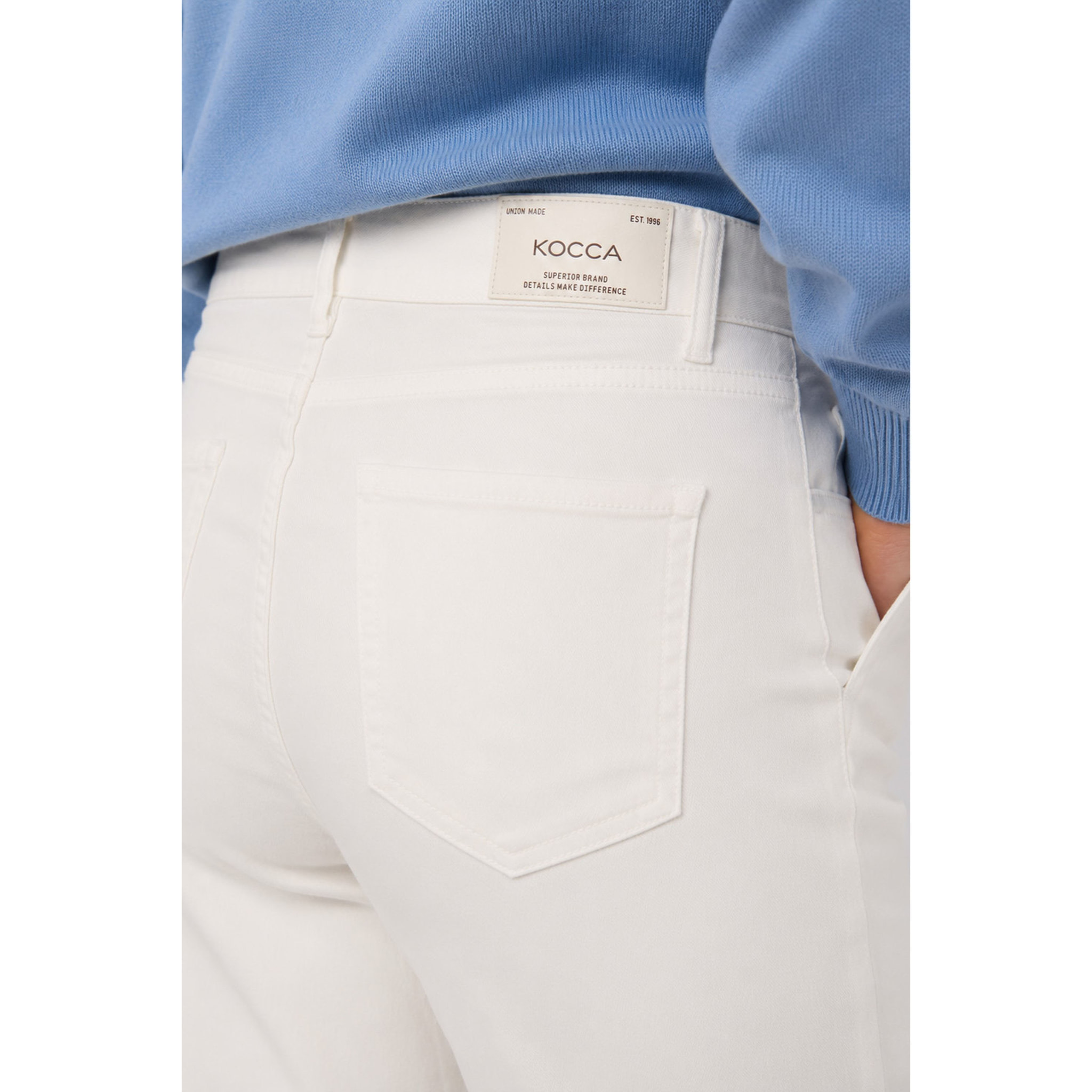 Kocca - Jeans da donna a gamba dritta in cotone elasticizzato Donna