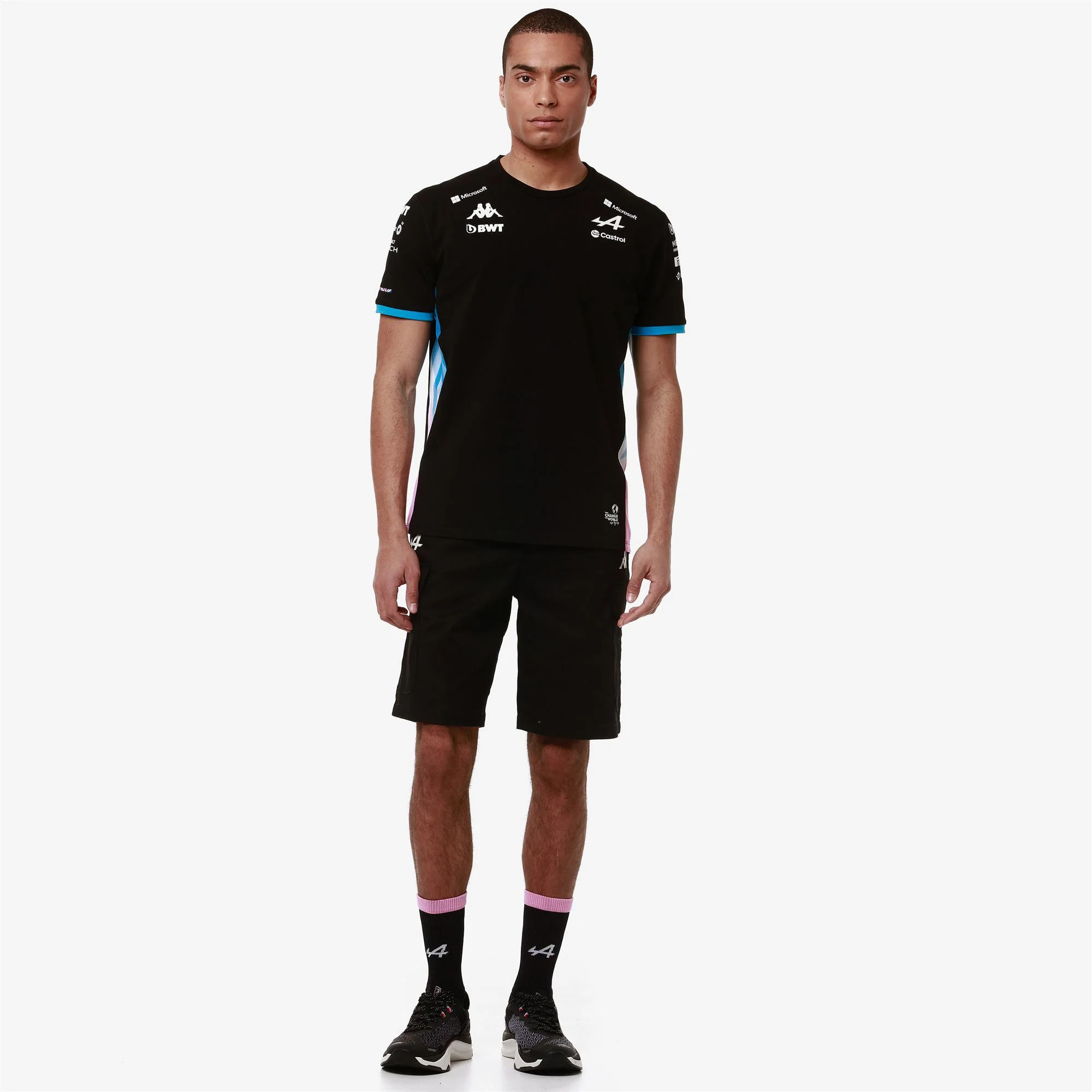Kappa - Pantaloni Corti Uomo Nero - Aidipy Alpine F1
