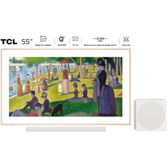 TV QLED TCL NXTVISION 55A300 PRO-55 pouces (139cm)
