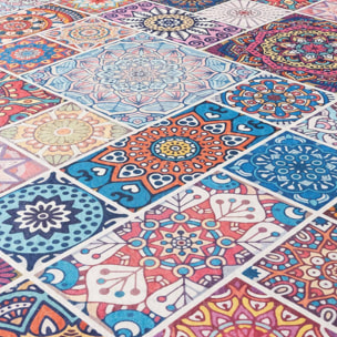 Tapis kilim à motif géométrique authentique, DAFA