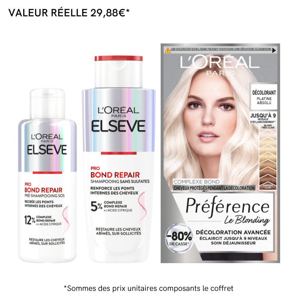 La Routine L'Oréal Paris Pour Renforcer Les Cheveux Décolorés